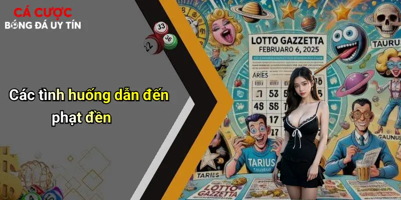 Các tình huống dẫn đến phạt đền