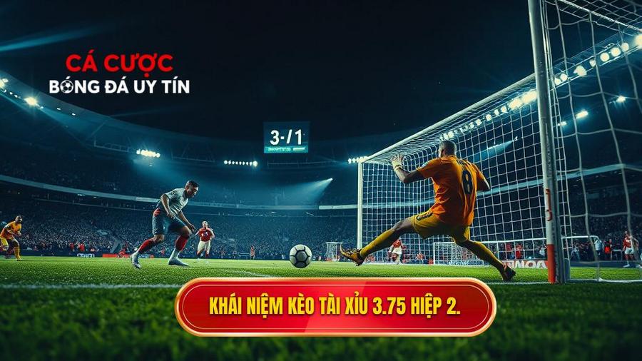 Khái niệm kèo tài xỉu 3.75 hiệp 2 là gì
