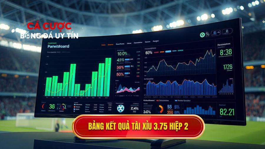 Bảng phân tích kết quả kèo tài xỉu 3.75 hiệp 2