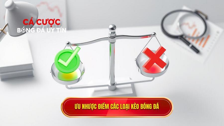 Ưu nhược điểm các loại kèo bóng đá
