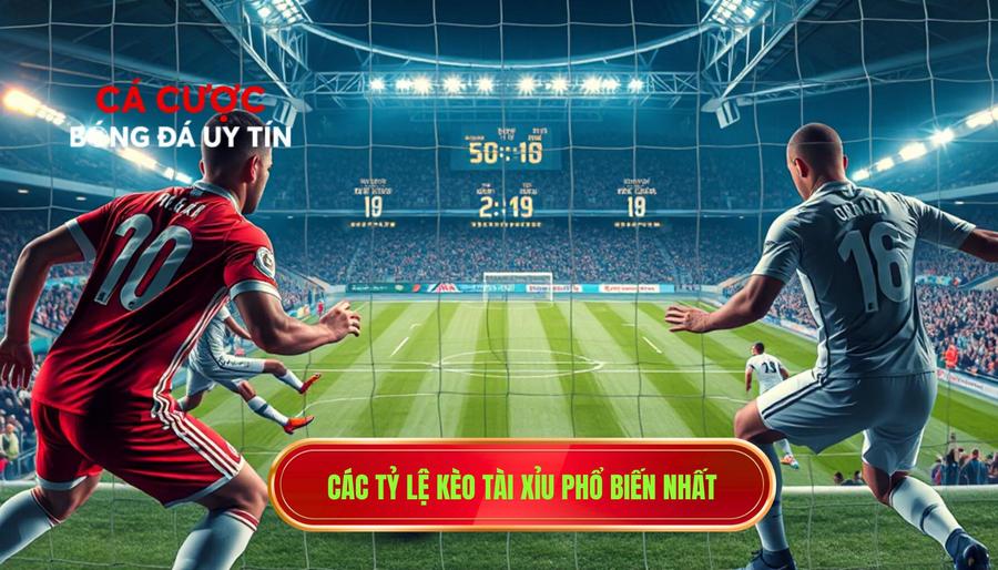  Các tỷ lệ kèo Tài xỉu phổ biến nhất