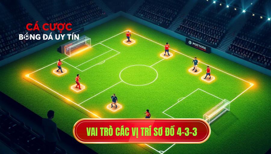 Vai trò các vị trí sơ đồ 4-3-3