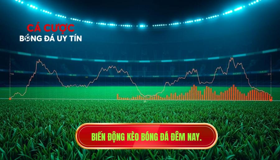 2. Biến động kèo bóng đá đêm nay.