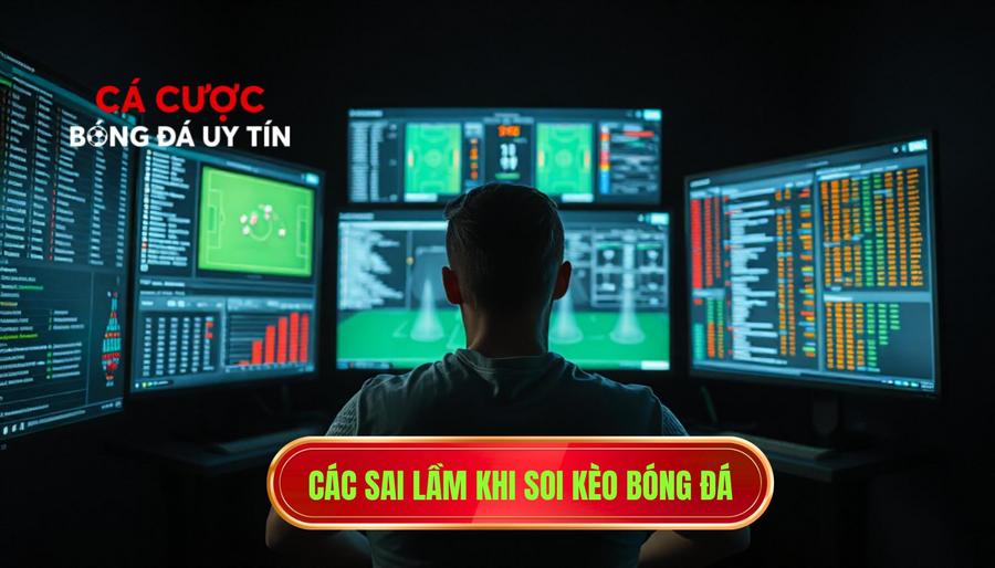 2. Các sai lầm khi soi kèo bóng đá