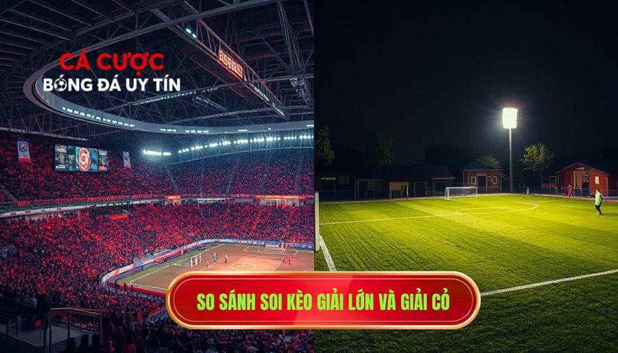 2. So sánh soi kèo giải lớn và giải cỏ