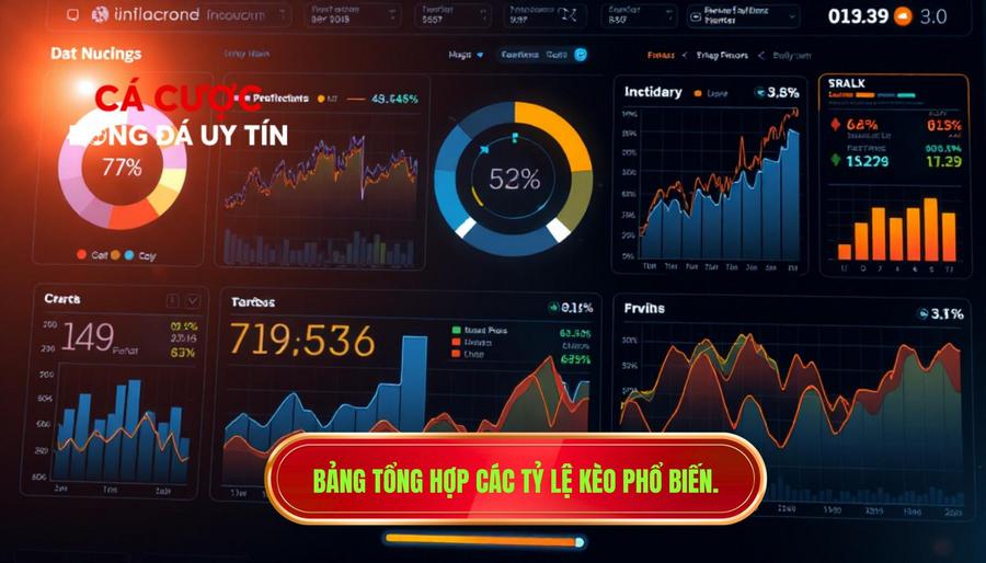 3. Bảng tổng hợp các tỷ lệ kèo phổ biến.